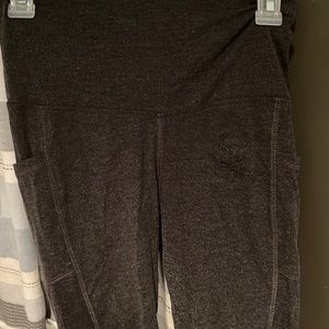 Beverly Hills Polo Club- Grey long leggings, side pockets, Size- S